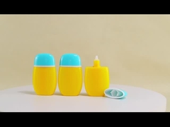 50 মিলি খালি সানস্ক্রিন বোতল এলিলিপস লশন কাস্টম লোগো সহ প্লাস্টিকের বোতল ম্যাট