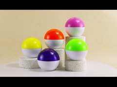 পাইকারি 50 মিলি বোডি বটার স্ক্রাব জার কনটেইনার খালি বল আকৃতির আইস ফ্লাওয়ার ফেস ক্রিম জার 50 গ্রাম ত্বক