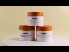 বিলাসবহুল সাদা প্লাস্টিকের কসমেটিক জার 250g 300g 400g 500g 700g ডাবল ওয়াল প্লাস্টিকের জার