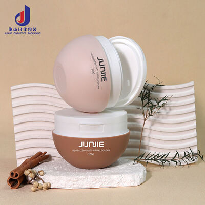 কারখানার দাম প্লাস্টিকের পিপি ২০০ গ্রাম ফ্লিপ টপ ক্যাপযুক্ত কসমেটিক জার ফেসিয়াল বডি স্ক্রাব টোনার কটন প্যাডস পিন্টজার সহ কন্টেইনার